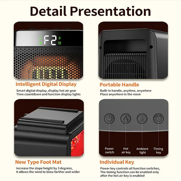Heativo Portable Electric Heater AU1