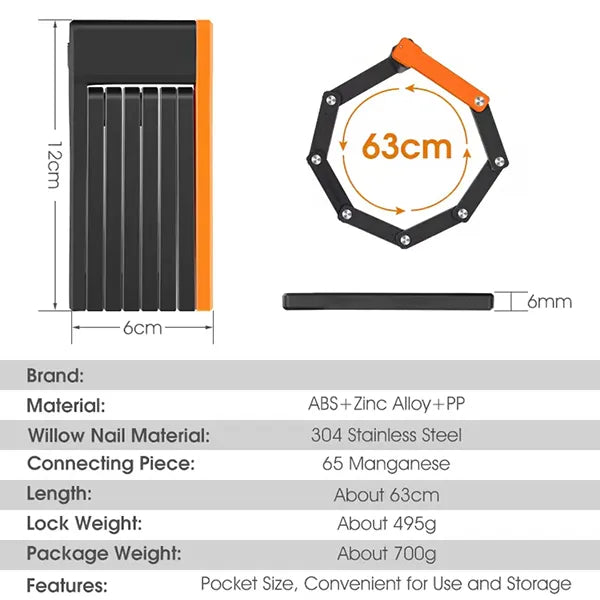 VeloGuard Bike Lock AU03