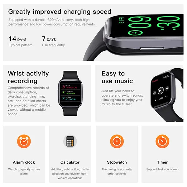 SportivaX Smart Watch For Running AU2