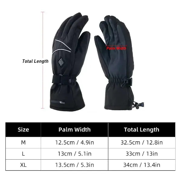 CozyGrip Heated Motorbike Gloves AU1