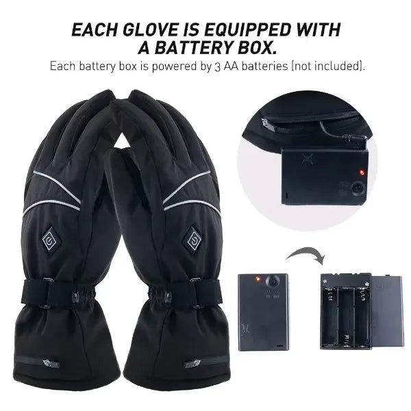 CozyGrip Heated Motorbike Gloves AU1