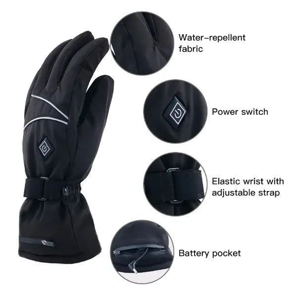 CozyGrip Heated Motorbike Gloves AU1