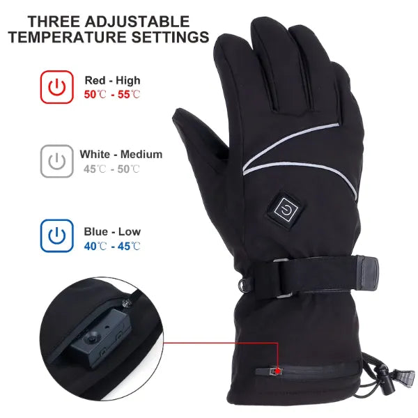 CozyGrip Heated Motorbike Gloves AU1