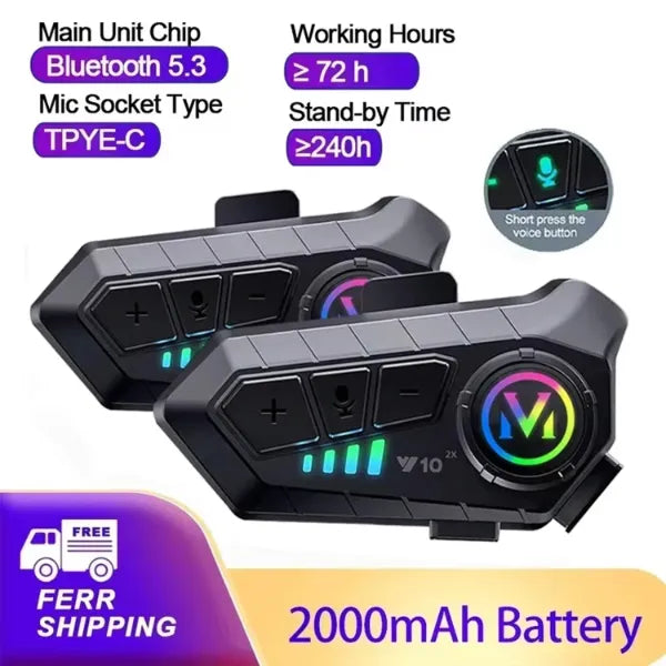 MotoSync Motorcycle Intercom AU1