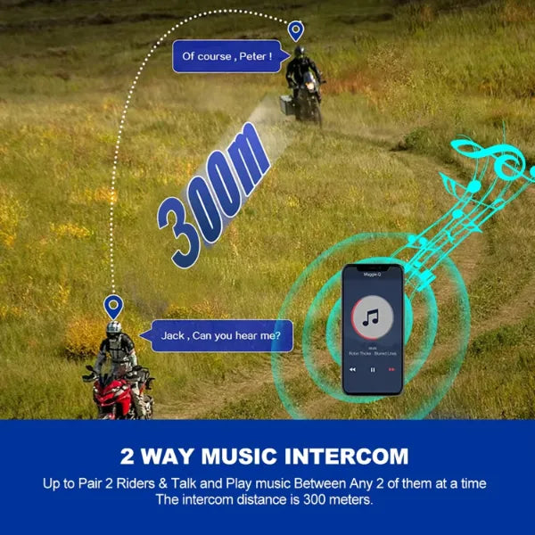 MotoSync Motorcycle Intercom AU1