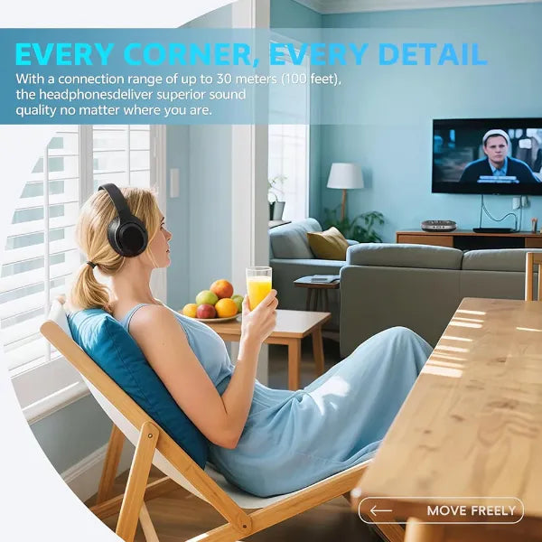 LofialoV2 TV Headphones For Seniors AU1
