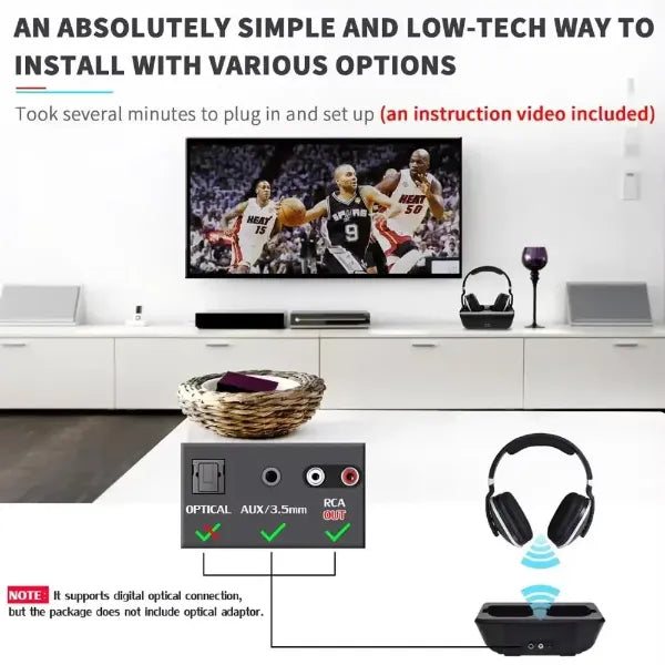 Lofialo Wireless Headphones for TV AU1