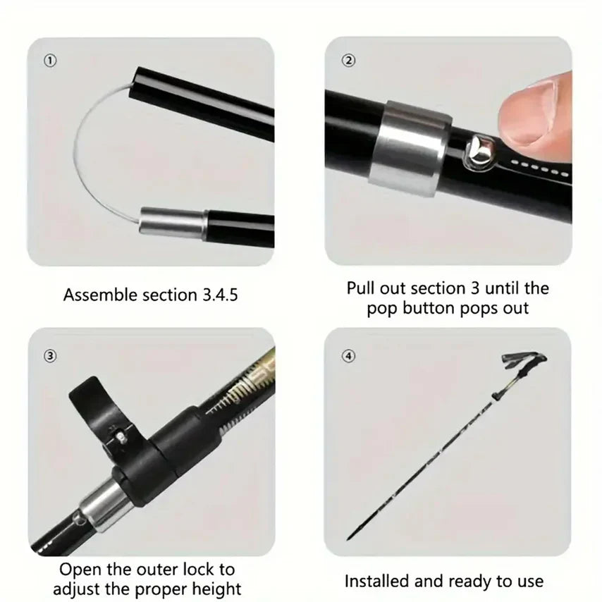 Kolamia Diamond Walking Poles AU1