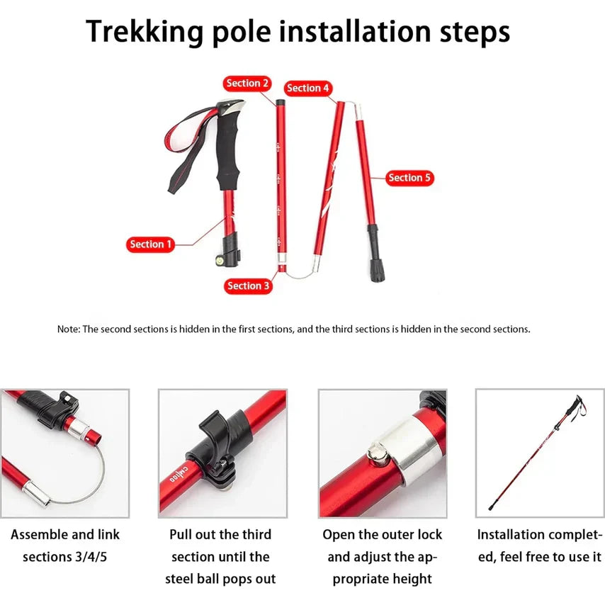Kolamia Diamond Walking Poles AU1
